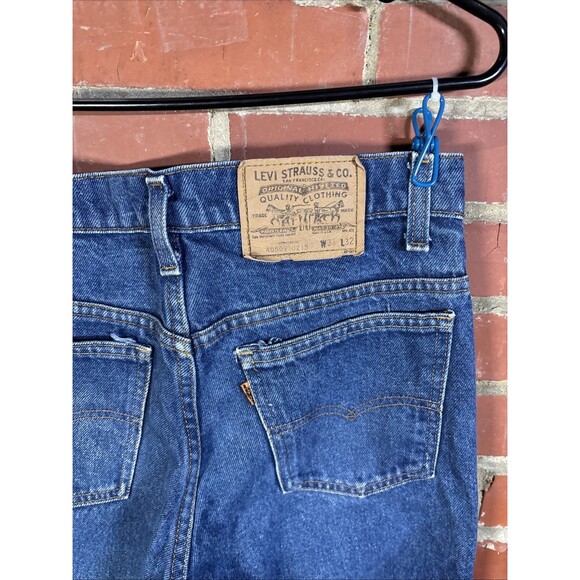 Vintage Levi's 40509 USA Made Denim Orange Tag Faded Jeans W31 L32, Real 31x31 - Picture 5 of 7